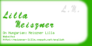 lilla meiszner business card